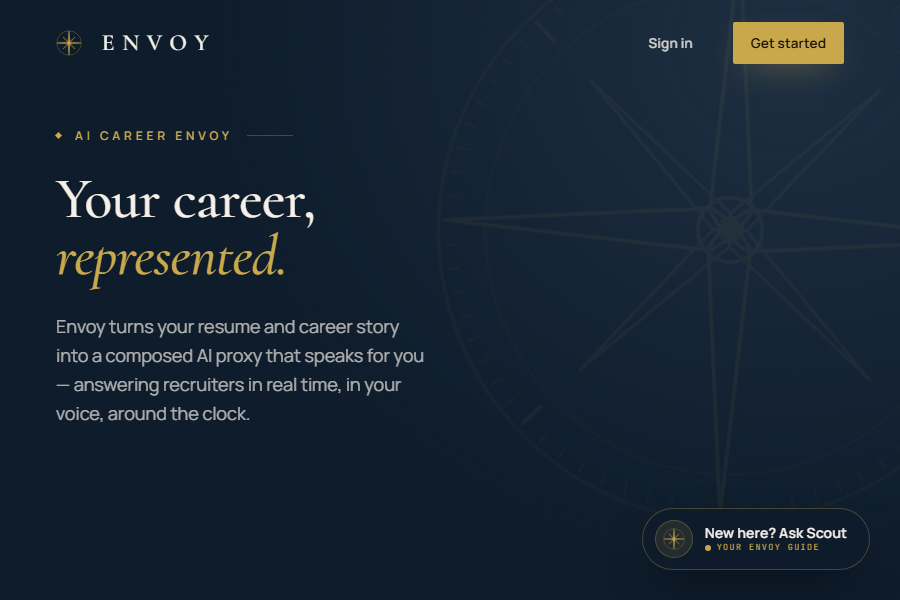 Envoy — Your career, represented.